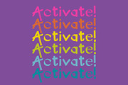 Activate! - blocky handwritten font, a Handwritten Font by Font Infusions (Thumbnail 13 of 13)