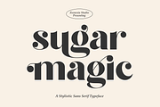 Sugar Magic, a Sans Serif Font by zeenesia (Thumbnail 1 of 25)
