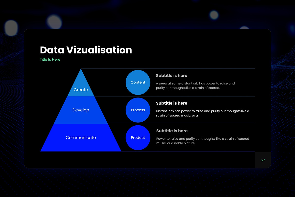 Data Visualization - Presentation, a Presentation Template by MNML Agency (Photo 33 of 57)