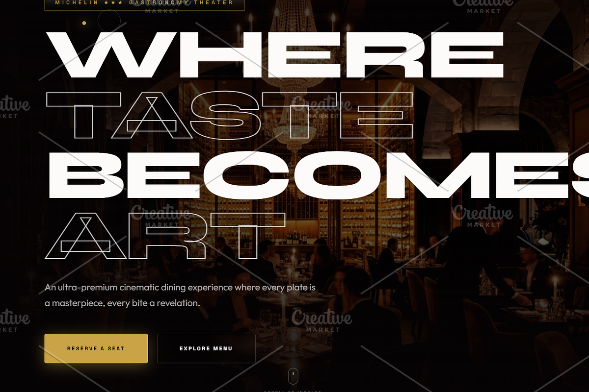 3D Animated Website for Restaurant, a HTML Template by DigitalsDesigns (Photo 2 of 16)