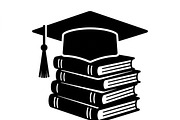 50 Graduation Cap and Book, an Education Illustration by Amazin_art (Thumbnail 6 of 28)