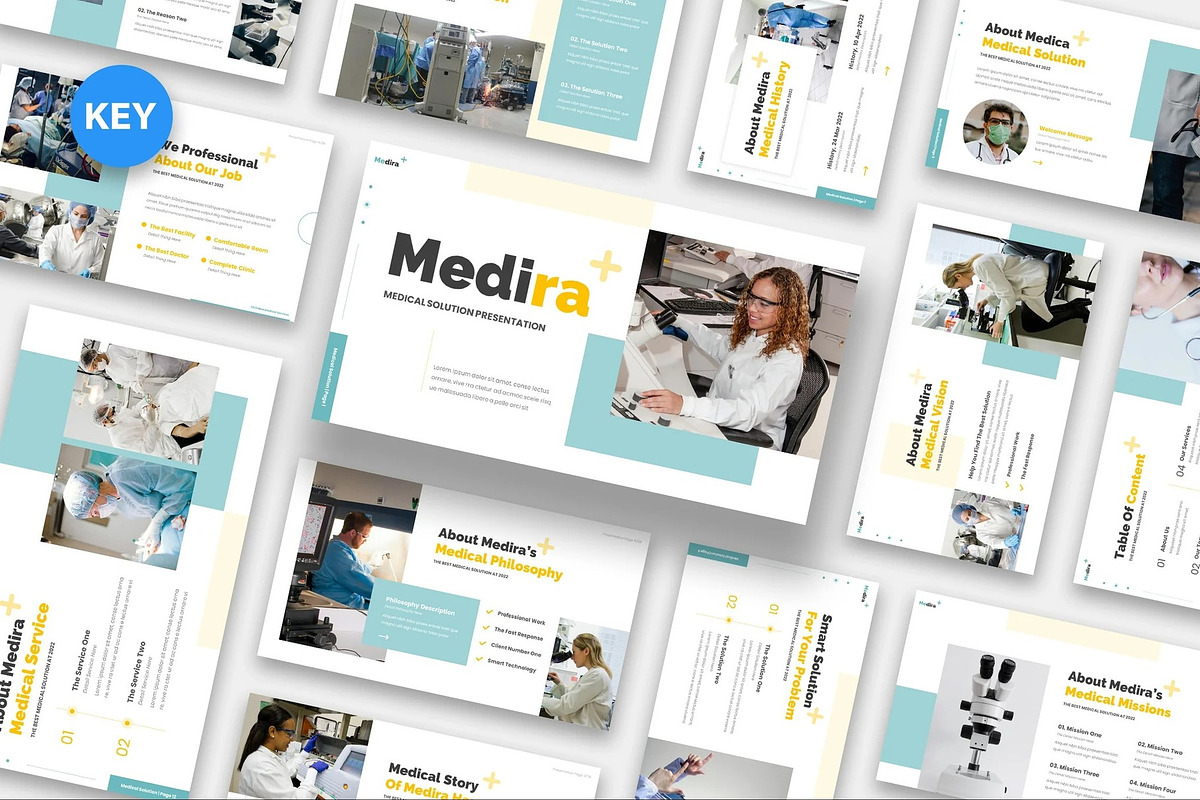 Medira - Medical Keynote Templates, a Presentation Template by Fit-tee (Photo 1 of 6)