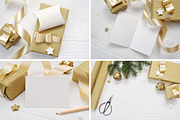 Christmas mock ups with smart object, a Print Template by Happy Letters (Thumbnail 6 of 12)