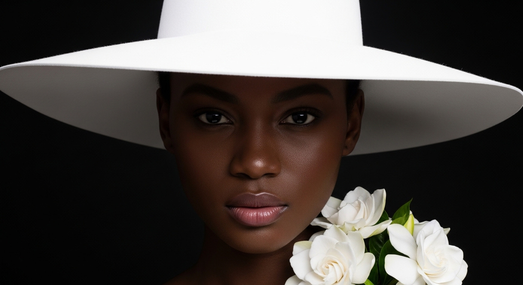 Minimalist Black & White Portrait, a Person Photo by thepslr