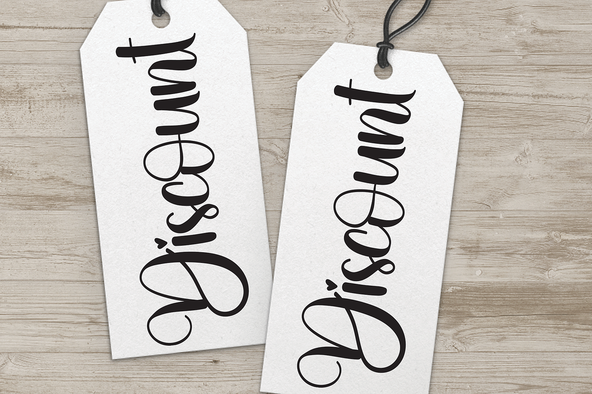 Bisney | Script Font, a Script Font by Scratchones (Photo 7 of 8)
