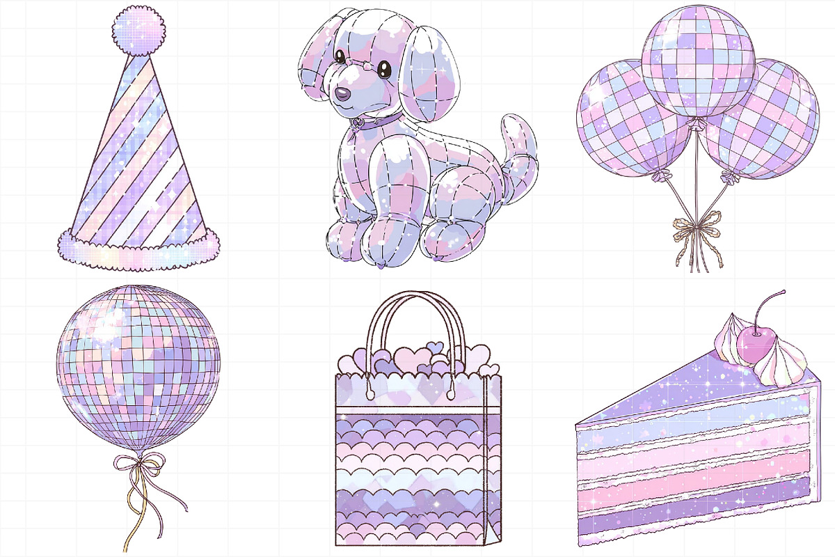 Birthday Planner Clipart Set, an Illustration by Daily.Designs (Photo 4 of 5)