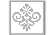 Damask graphic ornament. Floral, an Illustration by RODINA (Thumbnail 2 of 3)