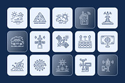 Weather Icons Set, an Outline Icon by Prosymbols (Thumbnail 6 of 7)