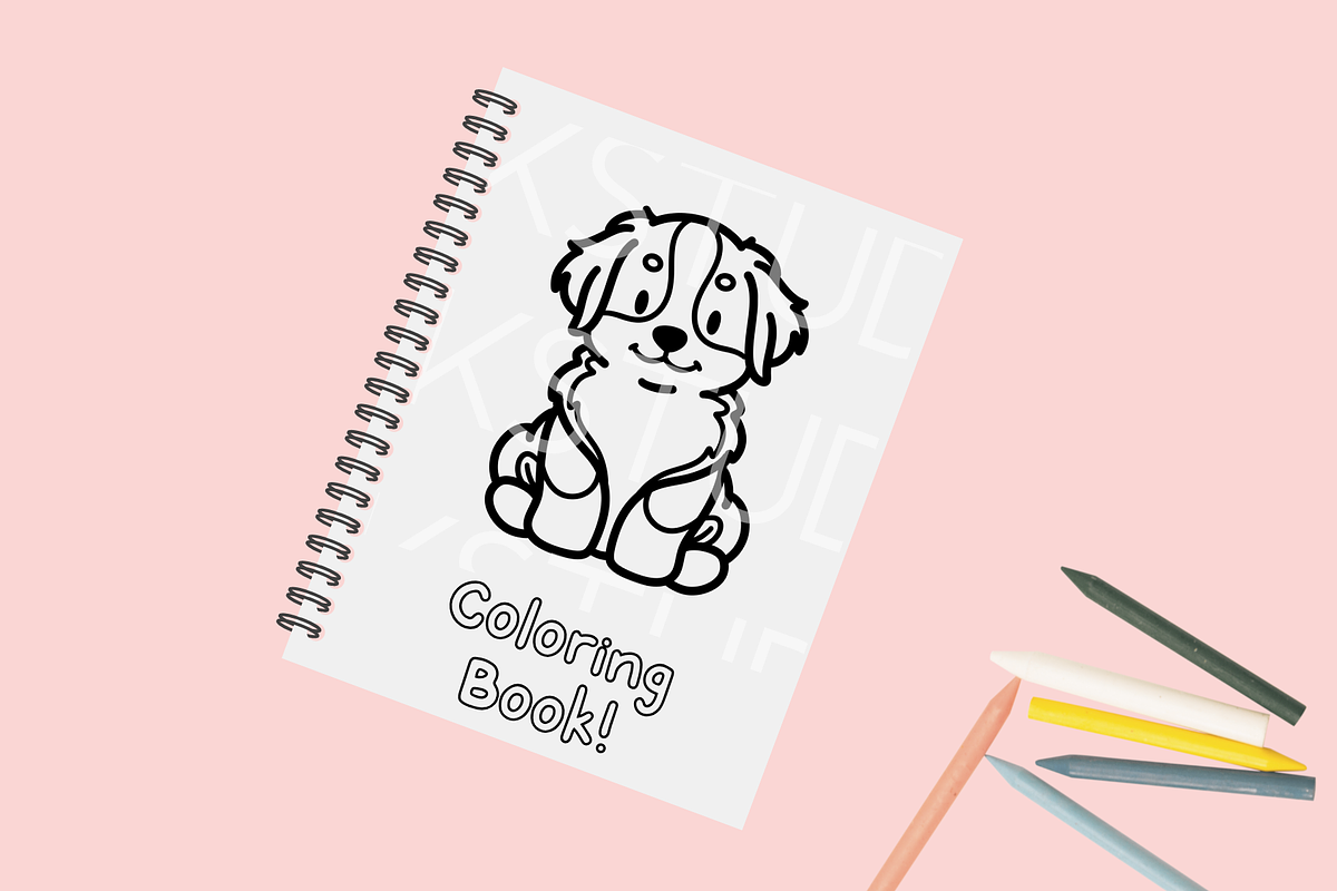 Bernese Mountain Dog Procreate Stamp, a Brush Add-On by HalieKStudio (Photo 5 of 9)