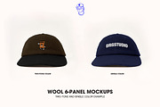 Wool 6-Panel Hat Cap Mockup, a Hat Mockup by DRGSTUDIO (Thumbnail 2 of 8)