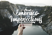 Briberra - Rough Bold Script, a Script Font by Sarid Ezra (Thumbnail 7 of 9)