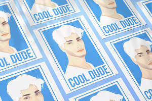 Cool Dude Poster Realistic