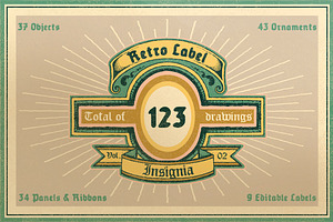 Retro Label/Insignia Vol.2