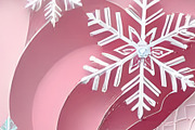 Abstract Wave Fractal Pink and Blue, a Decorative Illustration by Sharon Schwalbe (Thumbnail 2 of 2)
