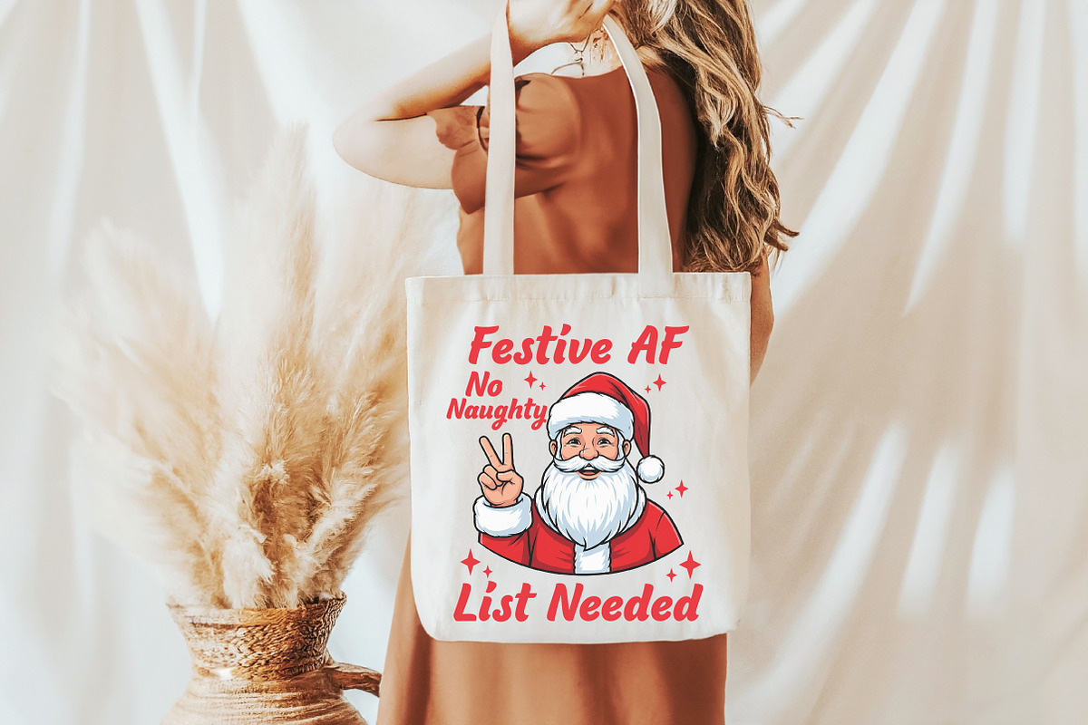 Christmas Sublimation PNG Festive AF, an Illustration by Daily.Designs (Photo 4 of 5)