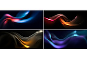 16 Dark Neon Glowing 3D Backgrounds, a Background Graphic by BazziBa♥ (Thumbnail 2 of 5)