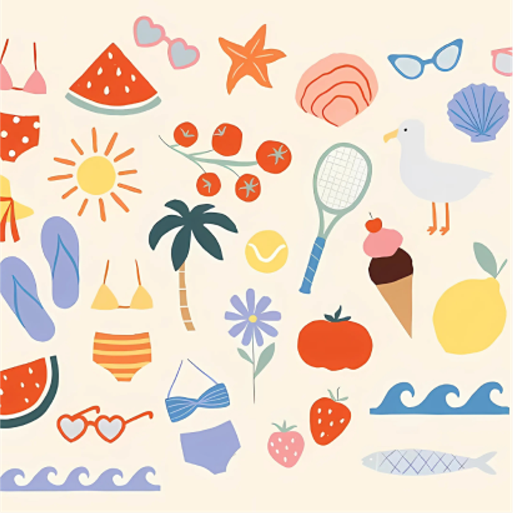Summer Illustrations