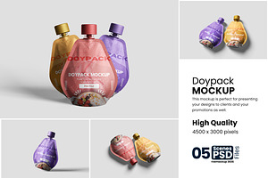Doypack Mockup For Packaging