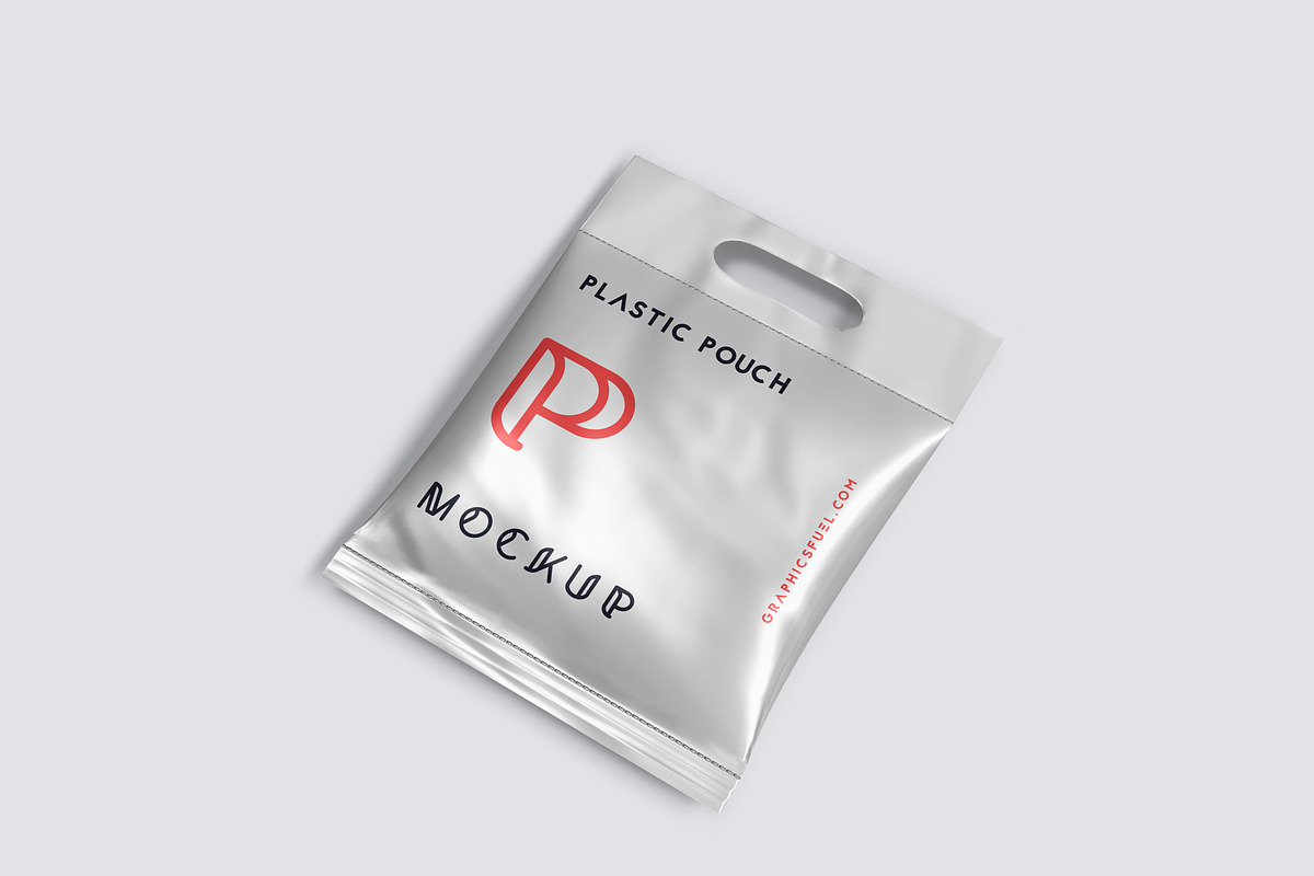 Packaging Plastic Pouch Mockups, a Cups & Container Mockup by Graphicsfuel (Photo 5 of 11)