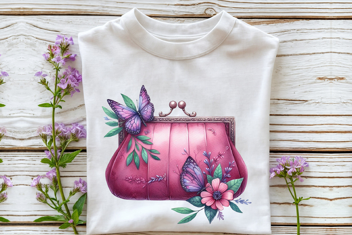 Magenta Spring Watercolor Clipart, an Illustration by Rose Art (Photo 5 of 9)