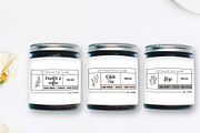 Candle Label Templates, a Stationery Template by Marham Labeling Co (Thumbnail 1 of 5)