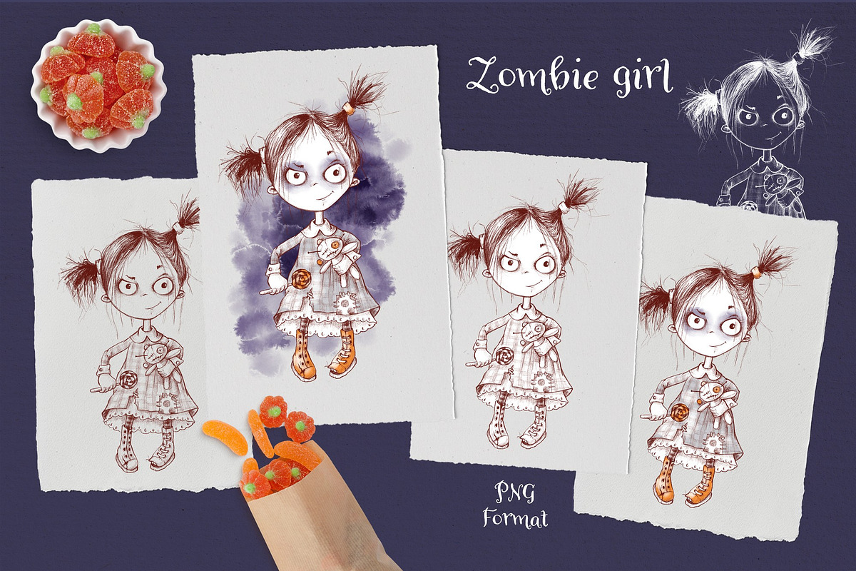 Trick or treat?, a Decorative Illustration by Yuliya Art (Photo 4 of 19)