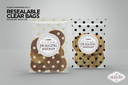 Clear Resealable Bags Mockup, a Cups & Container Mockup by INCDesign (Thumbnail 6 of 8)