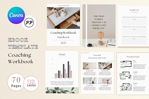 Ebook Template For Coaches, a Branding & Logo Template by PittaFinePrint