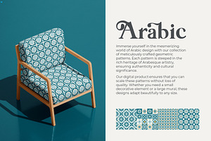 50 Arabic Moroccan Seamless Patterns