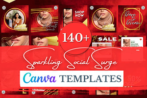 140+ Sparkling Social Surge Template