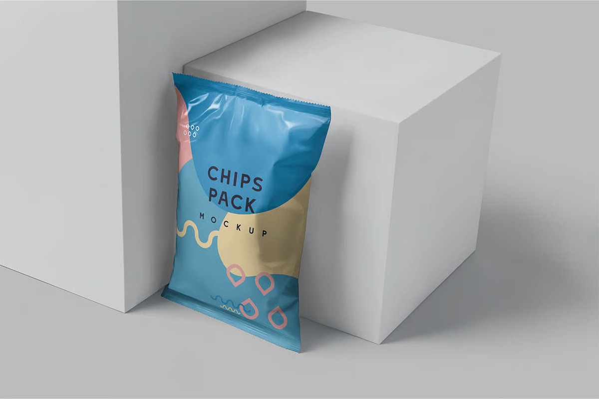 Chips Pack Mockups, a Packaging Mockup by megostudi0 (Photo 6 of 7)