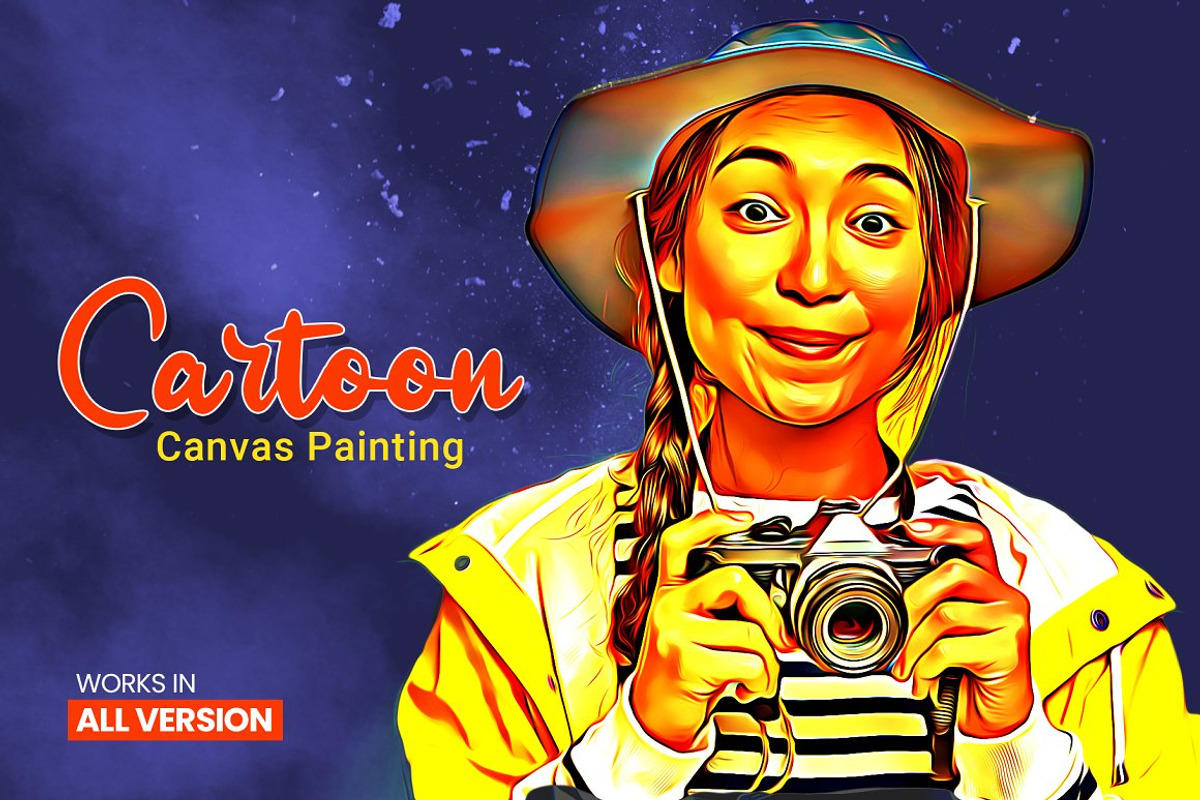 BUNDLE! 18 in 1 Oil Painting Effect, an Action Add-On by U_Design (Photo 12 of 19)