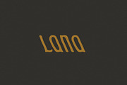 Lana | Slanted Display Font, a Sans Serif Font by Taylor Penton (Thumbnail 2 of 3)