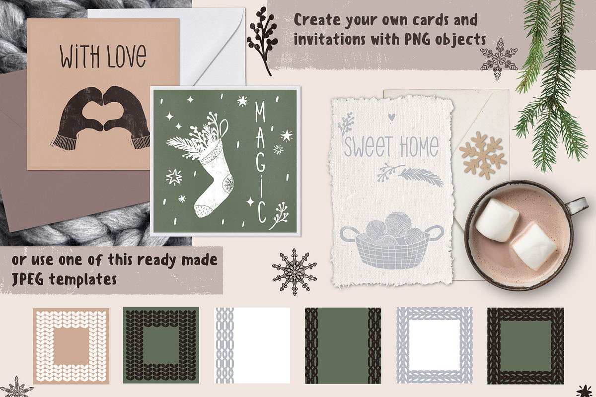 Cosy Winter hand drawn collection, a Graphic by dasha mo (Photo 5 of 7)