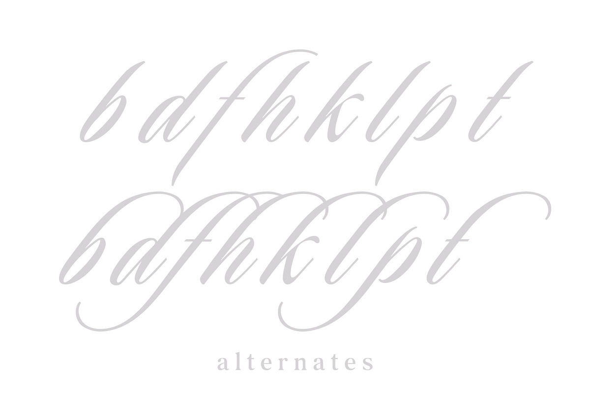 Todaya Scriptua, Calligraphy Font, a Script Font by Andfonts (Photo 5 of 9)