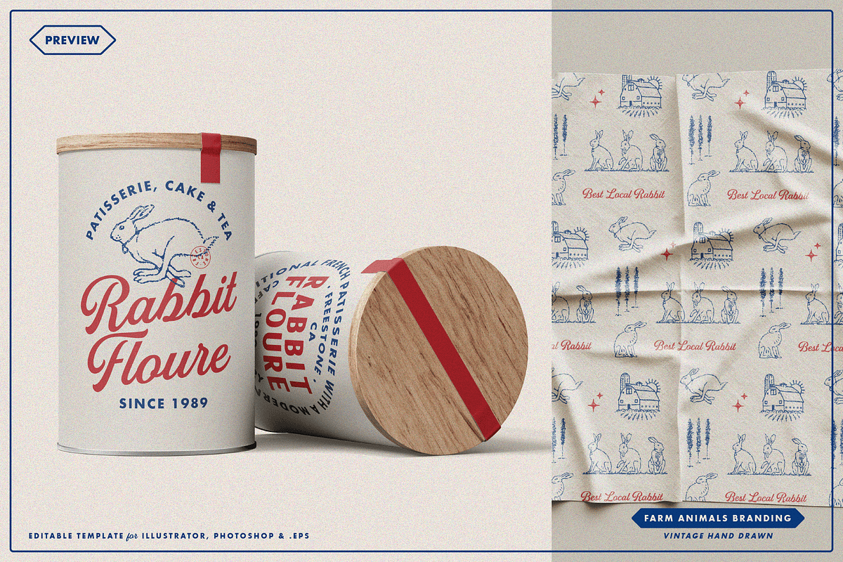 Farm Animals Branding, a Branding & Logo Template by Refolve Design (Photo 17 of 26)