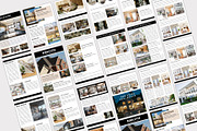Real Estate Newsletter Template, a Print Template by Designmela01 (Thumbnail 6 of 10)