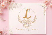Botanica Monogram Font, a Symbol Font by AnningArts (Thumbnail 3 of 9)