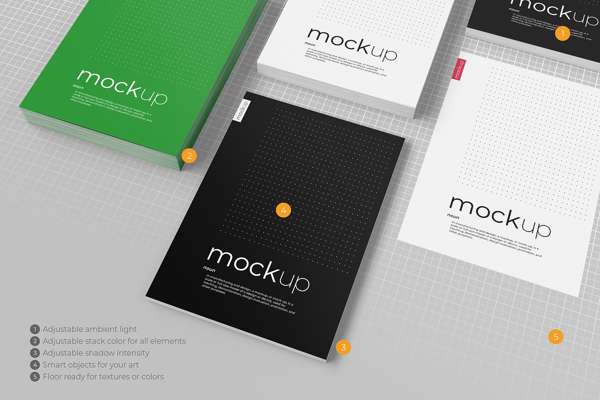 Flyer / Poster / CV Mockup 2, a Print Template by KIPET (Photo 2 of 11)
