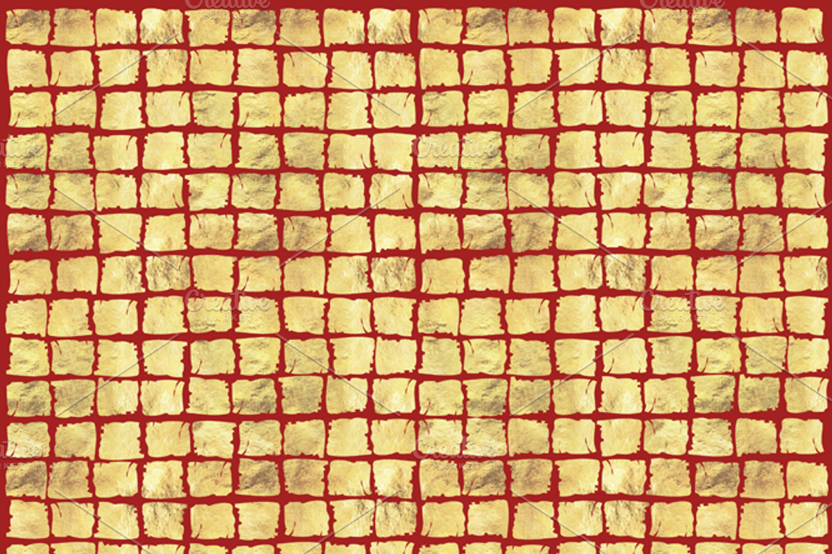 Hand Made Gold Leaf Digital Patterns preview 3