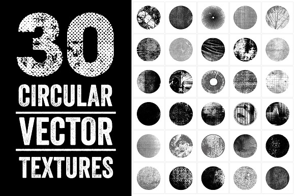 30 Circular Vector Textures preview 6