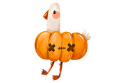 Cute Halloween Geese Clipart Drawn, an Animal Illustration by the_myro (Thumbnail 6 of 7)