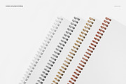A5 Spiral Notebook Mockup Set, a Stationery Template by creatsy5 (Thumbnail 9 of 12)