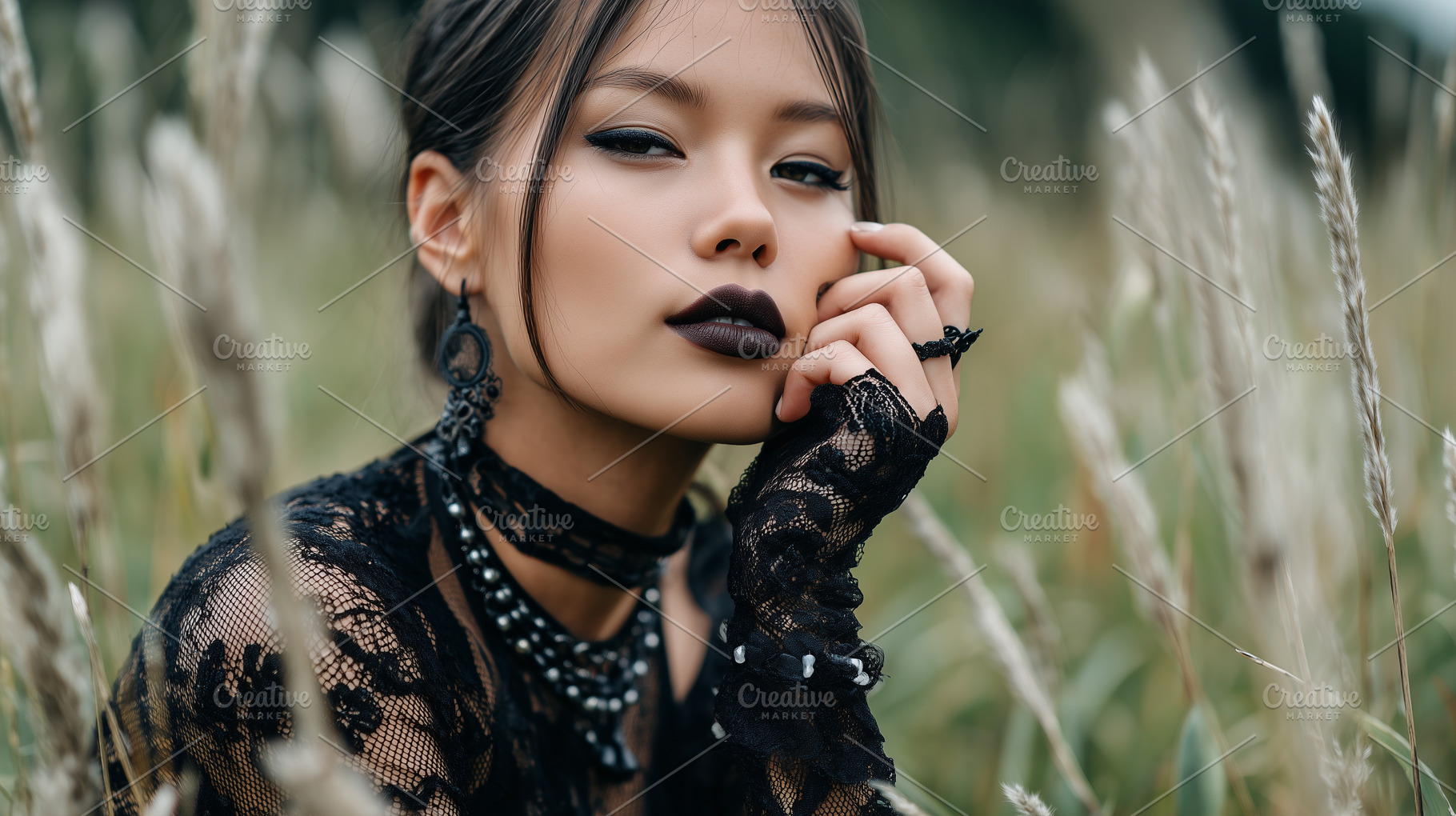 Fashion portrait of a woman in goth, a Person Photo by MistyDay