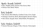 Animal etc Images Super Bundle SVG.., an Object Graphic by ZobaDepot (Thumbnail 2 of 6)