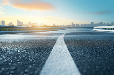 Asphalt texture on a empty road, a Transportation Photo by MistyDay