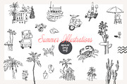 Coastal Summer Bundle, an Outline Icon by Anastasiya Klempach (Thumbnail 2 of 6)