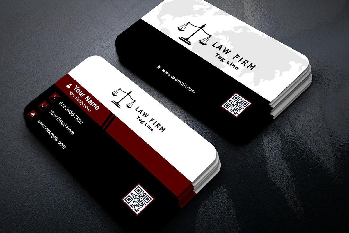 Minimalist Lawyer Card PSD
