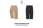 Chino Trousers Pants Mockup, a Bottom Mockup by made_by_nope (Thumbnail 4 of 5)