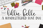 lillie belle hand lettered font, a Script Font by lillie belles designs (Thumbnail 1 of 5)